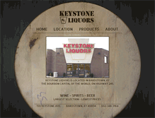 Tablet Screenshot of keystoneliquor.com